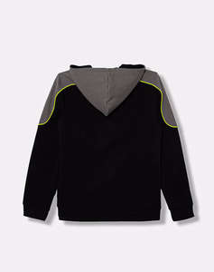 GUESS HOODED LS ACTIVE TOP W/ZIP SWEATSHIRT CHILDRENS BOY