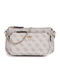 GUESS NOELLE II DBL POUCH CROSSBODY ДАМСКА ЧАНТА (Размери: 24 x 13 x 5см.)