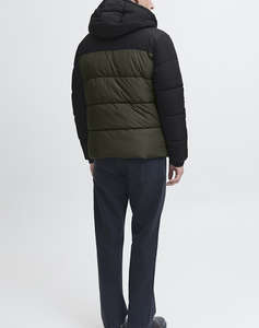 JJ REBEL JREBREBEL LOGO PUFFER HOOD