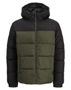 JJ REBEL JREBREBEL LOGO PUFFER HOOD