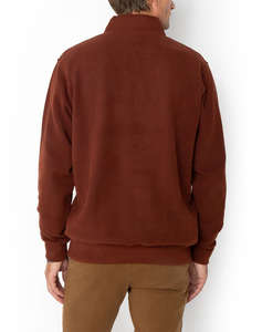 THE BOSTONIANS COTTON SWEATSHIRT HALF ZIP REGULAR FIT