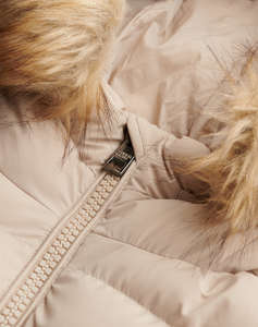 SUPERDRY D2 OVIN FUJI FAUX FUR HOOD MID LENGTH ДАМСКО ЯКЕ