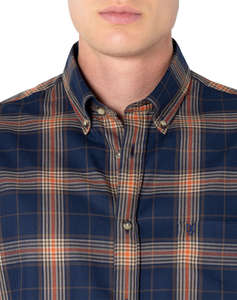 THE BOSTONIANS РИЗА COPLEY REGULAR FIT BigCheck FLANNEL Button-down Regular FIT