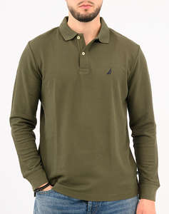 NAUTICA БЛУЗА ПОЛО MM LS DECK POLO_SUSTAINABLE
