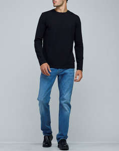 NAUTICA БЛУЗА T-SHIRT MM SOLID LONG SLEEVE CREW TEE