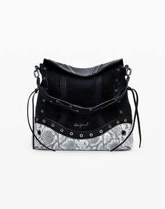 DESIGUAL BACK_SNAKE PATCH JERSEY 2 WOMENS BAG