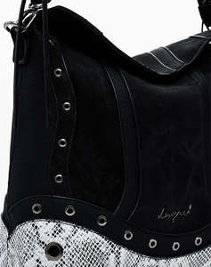 DESIGUAL BACK_SNAKE PATCH JERSEY 2 WOMENS BAG