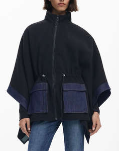 DESIGUAL PONCHO_DENIM ALDAMA ДАМСКО ПОНЧО