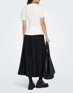 ONLY ONLMARIE S/S RUCHING TOP JRS NOOS