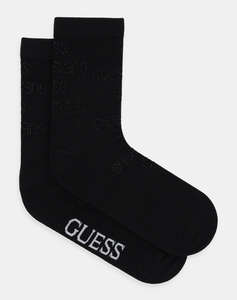 GUESS SINGLE SOCK ALLOVER GUESS RHIN WOMENS SOCKS