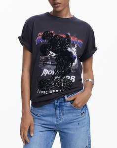 DESIGUAL TS_MICKEY LACE ДАМСКА БЛУЗА