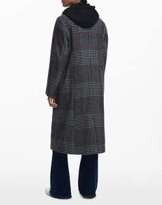 DESIGUAL COAT_CAPUCHA_CHECK ДАМСКО ПАЛТО