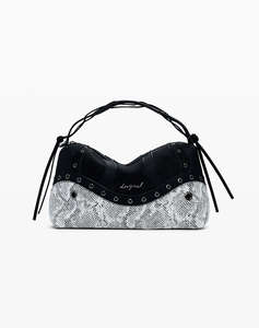DESIGUAL BAG_SNAKE PATCH BERGAMO WOMENS BAG
