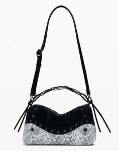 DESIGUAL BAG_SNAKE PATCH BERGAMO WOMENS BAG