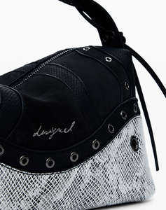 DESIGUAL BAG_SNAKE PATCH BERGAMO WOMENS BAG