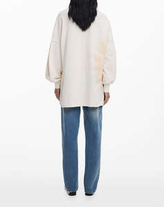 DESIGUAL SWEAT_FLOR WOMENS SWEATSHIRT