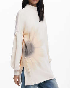 DESIGUAL SWEAT_FLOR WOMENS SWEATSHIRT