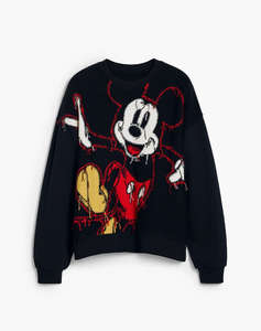 DESIGUAL SWEAT_HELLO MICKEY WOMENS SWEATSHIRT