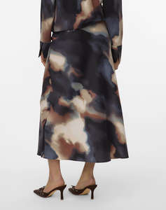 VERO MODA VMJOA HW ANKLE SKIRT PR WVN GA