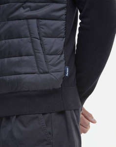 BARBOUR ESSENTIAL CARN BAFFLE ZIP THROUGH KNITTED JUMPER