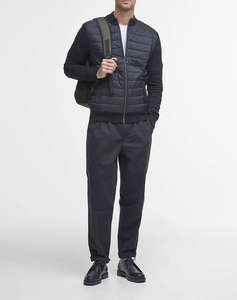BARBOUR ESSENTIAL CARN BAFFLE ZIP THROUGH KNITTED JUMPER