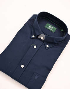THE BOSTONIANS РИЗА TWILL REGULAR FIT Plain TWILL Button-down Regular FIT