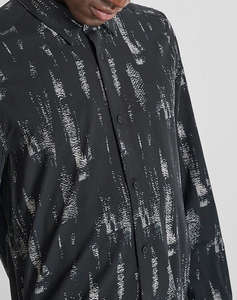 ANTONY MORATO MMSL00614FA430650 MIN OF 6 SHIRT BARCELONA REGULAR STRAIGHT FIT IN PRINTED COTTON VISCOSE BLEND FABRIC WITH LOGOED METAL BADGE МЪЖКА ТЕНИСКА