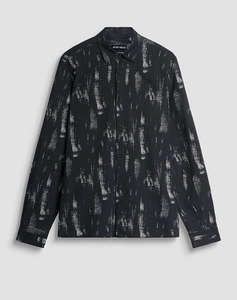 ANTONY MORATO MMSL00614FA430650 MIN OF 6 SHIRT BARCELONA REGULAR STRAIGHT FIT IN PRINTED COTTON VISCOSE BLEND FABRIC WITH LOGOED METAL BADGE МЪЖКА ТЕНИСКА