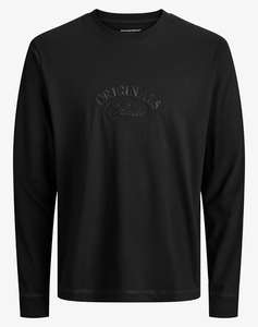 JACK&JONES JORBLEECKER BRANDING TEE LS CN