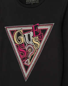 GUESS LS T-SHIRT W/SEQUINS БЛУЗА CHILD GIRL