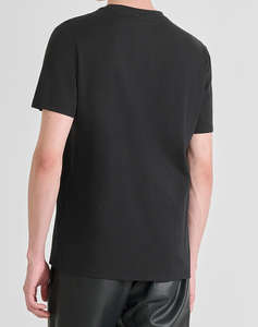 ANTONY MORATO MMKS02554FA100240 MIN OF 6 T-SHIRT REGULAR FIT IN JERSEY COTTON FABRIC WITH RUBBER AND FLOCK PRINT МЪЖКА ТЕНИСКА