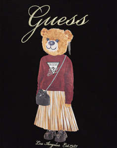 GUESS OVERSIZE LS ACTIVE TOP W/HOOD SWEATSHIRT CHILD GIRL