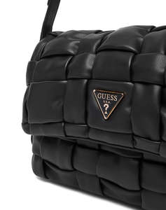 GUESS MARION FLAP SHOULDER BAG WOMENS BAG