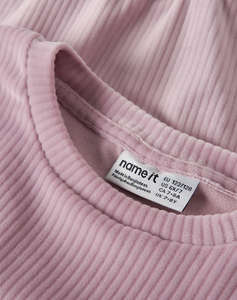 NAME IT NKFVELOA LS VELVET SHORT TOP