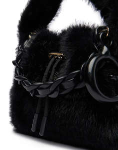 GUESS FUR HANDBAG BAG CHILD GIRL