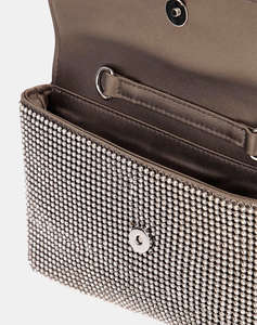 GUESS ZALINA FLAP CLUTCH WOMENS BAG