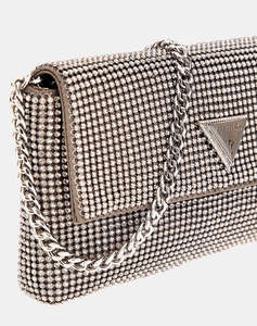 GUESS ZALINA FLAP CLUTCH WOMENS BAG