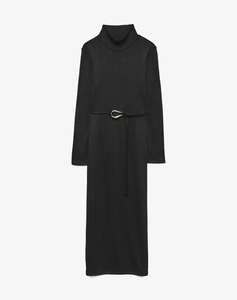 VERO MODA VMLOUISA LS HIGH NECK 7/8 DRESS JRS GA