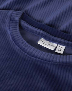 NAME IT NKFVELOA LS VELVET SHORT TOP