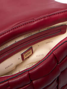 GUESS MARION FLAP SHOULDER BAG WOMENS BAG