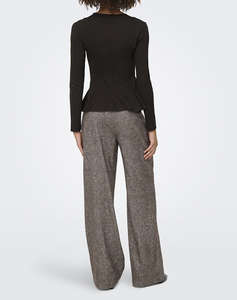 ONLY ONLKENYA L/S PEPLUM TOP JRS NOOS