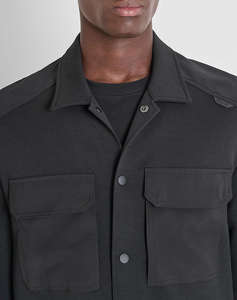 ANTONY MORATO MMSL00771FA150168 MIN OF 6 SHIRT REGULAR FIT IN INTERLOCK COTTON BLEND FABRIC WITH STRETCH VISCOSE BLEND FABRIC AS CONTRAST МЪЖКА ТЕНИСКА