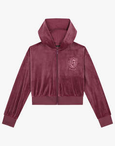 GUESS HOODED ACTIVE TOP WITH ZIP SWEATSHIRT CHILD GIRL