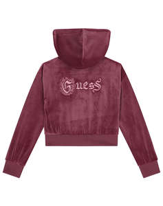 GUESS HOODED ACTIVE TOP WITH ZIP SWEATSHIRT CHILD GIRL