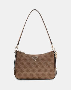 GUESS ECO ERICA TOP ZIP SHOULDER BAG WOMENS BAG