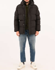 SUPERDRY D2 SDSW HOODED 5 BAFFLE SPORTS PUFFER МЪЖКО ЯКЕ