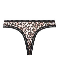 GUESS 3PACK PRINTED BASIC THONG WOMENS UNDERWEAR