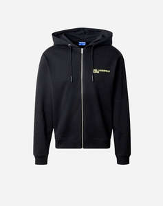 KARL LAGERFELD JEANS KLJ REG ZIP-UP FISHEYE HOODIE