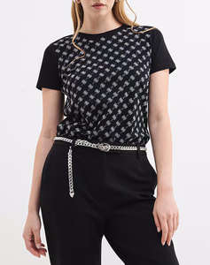 GUESS SS CN 4G ALLOVER TEE ДАМСКА БЛУЗА