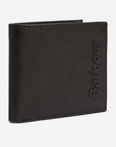 BARBOUR LOGO LEATHER BILLFOLD WALLET